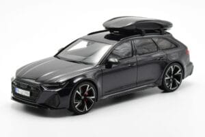 Audi RS6 C8 Avant Mythos Svart Med Kolfibertak Asienutgåva GT Spirit 1:18
