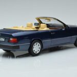 Mercedes 300 CE-24 A124 Cabriolet Nautical Blue Begränsad Utgåva Norev 1:18