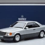 Mercedes 300 CE-24 C124 Coupé Silver Norev 1:18