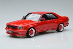 Mercedes 560 SEC W126 Widebody Röd Otto 1:18