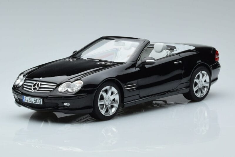 Mercedes SL500 R230 Svart Norev 1:18