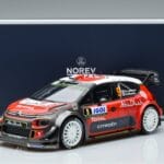 Citroen Citroen C3 WRC #9 S. Lefebvre / G. Moreau Tour de Corse 2017 Norev 1:18 1:18 Metall