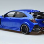 Honda Honda Civic FK8 Type R Halvkombi Mugen Blå Otto 1:18 1:18 Resin