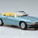 Jaguar Jaguar XJS V12 Cabriolet Ljusblå Metallic Norev 1:18 1:18 Metall