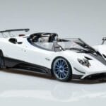 Pagani Pagani Zonda HP Barchetta Kolfiber Vit LCD 1:18 1:18 Metall
