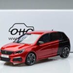 Peugeot Peugeot 308 T9 GTI Röd Otto 1:18 1:18 Resin