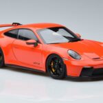 Porsche Porsche 911 992 GT3 Coupe Orange Norev 1:18 1:18 Metall