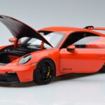 Porsche Porsche 911 992 GT3 Coupe Orange Norev 1:18 1:18 Metall