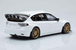 Subaru Impreza WRX STI R205 Med Anpassade Delar Vit Otto 1:18 OT1037 Resin — bild 2 av 6