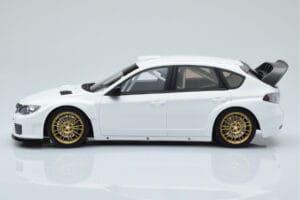Subaru Impreza WRX STI R205 Med Anpassade Delar Vit Otto 1:18 OT1037 Resin — bild 3 av 6