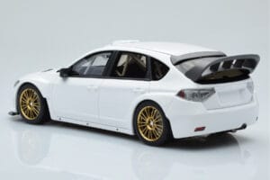 Subaru Impreza WRX STI R205 Med Anpassade Delar Vit Otto 1:18 OT1037 Resin — bild 5 av 6