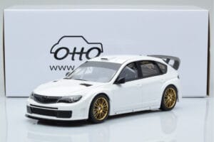 Subaru Impreza WRX STI R205 Med Anpassade Delar Vit Otto 1:18 OT1037 Resin — bild 6 av 6