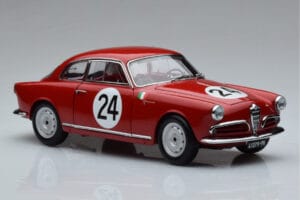 Alfa Romeo Giulietta SV #24 Targa Florio 1958 Kyosho 1:18 08957B Metall — bild 5 av 9