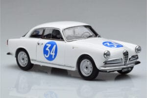 Alfa Romeo Giulietta SV #34 Targa Florio 1960 Kyosho 1:18 08957C Metall — bild 5 av 9