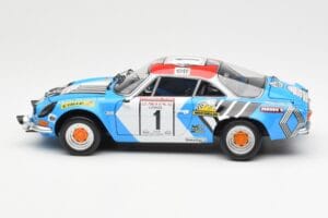 Alpine A110 1600S #1 Nicolas / Vial Winner Tour de Corse 1973 Kyosho 1:18 08485A Metall — bild 4 av 8