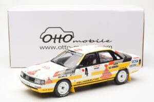 Audi 200 Quattro #4 W. Rohrl / C. Geistdorfer Rally Monte Carlo 1987 Otto 1:18 OT439 Metall — bild 6 av 6