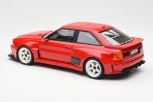 Audi 80 B4 Coupe Prior Design RS2 Röd Otto 1:18 OT1068 Resin — bild 5 av 6