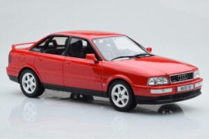 Audi 80 B4 Quattro Competition Laser Röd Otto 1:18 OT355 Resin — bild 4 av 6