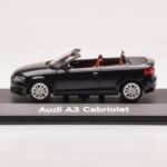 Audi A3 8P Cabriolet Svart Minichamps 1:43