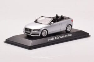 Audi A3 8P Cabriolet Silver Minichamps 1:43 5010803323 Metall — bild 2 av 4