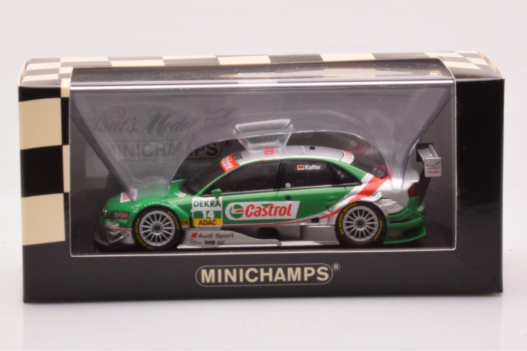 Audi A4 B7 DTM Team Phoenix #14 F. Kaffer DTM 2006 Minichamps 1:43 400061514 Metall — bild 4 av 4