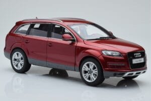 Audi Q7 4L Granatröd Kyosho 1:18 09222R Metall — bild 6 av 8