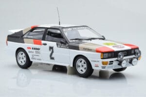Audi Quattro Audi Sport #1 H. Mikkola / A. Hertz Winners International Swedish Rally 1981 Minichamps 1:18 155811102 Metall — bild 4 av 6
