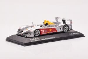 Audi R10 TDI LMP1 #7 R. Capello / T. Kristensen / A. McNish 24 Hours of Le Mans 2006 Minichamps 1:43 400061607 Metall — bild 2 av 4