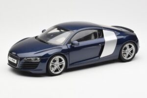Audi R8 4.2 FSI V8 Blå Kyosho 1:18 09213BL