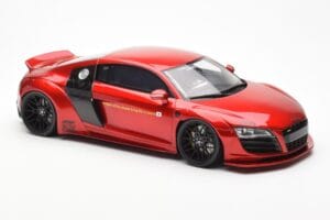 Audi R8 4S Liberty Walk Candy Röd GT Spirit 1:18 GT892 Resin — bild 4 av 6