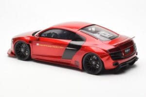 Audi R8 4S Liberty Walk Candy Röd GT Spirit 1:18 GT892 Resin — bild 5 av 6