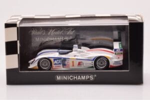 Audi R8 #1 J.J. Lehto / M. Werner GP of Atlanta Winners 2005 Minichamps 1:43 400051391 Metall — bild 4 av 4