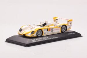 Audi R8 #25 S. Ara / T. Kristensen Winners 1000km Spa 2003 Minichamps 1:43 400031325 Metall — bild 2 av 4