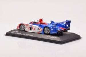 Audi R8 #4 M. Ortelli / J-M. Gounon 1000km Spa 2005 Minichamps 1:43 400051304 Metall — bild 3 av 4