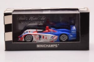 Audi R8 #4 M. Ortelli / J-M. Gounon 1000km Spa 2005 Minichamps 1:43 400051304 Metall — bild 4 av 4