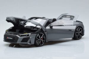 Audi R8 Spyder Performance Nardo Grå Kengfai 1:18 VAKF-0352 Metall — bild 2 av 11