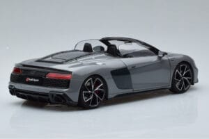 Audi R8 Spyder Performance Nardo Grå Kengfai 1:18 VAKF-0352 Metall — bild 3 av 11
