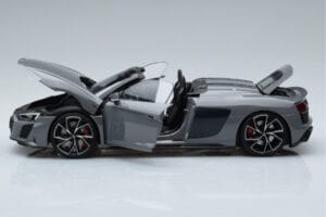 Audi R8 Spyder Performance Nardo Grå Kengfai 1:18 VAKF-0352 Metall — bild 4 av 11