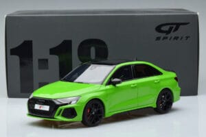 Audi RS3 8Y Sedan Grön GT Spirit 1:18 GT414 Resin — bild 6 av 6