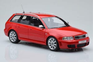 Audi RS4 B5 Avant Röd Otto 1:18 OT1026B Resin — bild 4 av 6