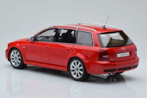 Audi RS4 B5 Avant Röd Otto 1:18 OT1026B Resin — bild 5 av 6