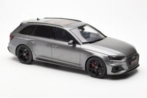 Audi RS4 B9 Avant Competition Daytona Grå GT Spirit 1:18 GT456 Resin — bild 4 av 6