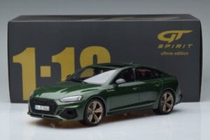 Audi RS5 B9 Sportback Sonoma Grön Asia Edition GT Spirit 1:18 CLDC018 Resin — bild 6 av 6