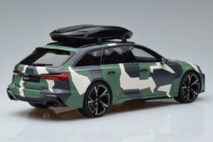 Audi RS6 C8 Avant Kamouflage With Roof Top Asia Edition GT Spirit 1:18 CLDC014 Resin — bild 2 av 6