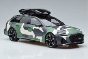 Audi RS6 C8 Avant Kamouflage With Roof Top Asia Edition GT Spirit 1:18 CLDC014 Resin — bild 4 av 6