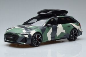 Audi RS6 C8 Avant Kamouflage With Roof Top Asia Edition GT Spirit 1:18 CLDC014 Resin