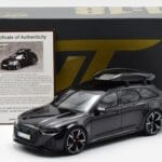 Audi RS6 C8 Avant Mythos Svart Med Kolfiberdak Asia Edition GT Spirit 1:18 CLDC007 Resin - image 6 of 6
