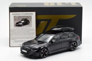 Audi RS6 C8 Avant Mythos Svart Med Kolfiberdak Asia Edition GT Spirit 1:18 CLDC007 Resin — bild 6 av 6