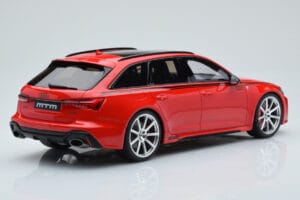 Audi RS6 MTM C8 Avant Tango Röd GT Spirit 1:18 GT432 Resin — bild 2 av 6