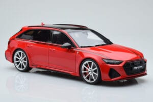 Audi RS6 MTM C8 Avant Tango Röd GT Spirit 1:18 GT432 Resin — bild 4 av 6